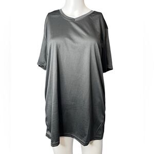 Reale Essentials Athletic V Neck Short Sleeve Shirt Black Large